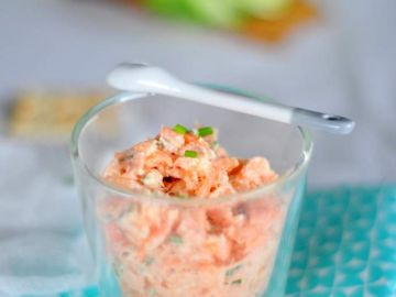 Rillettes de saumon et truite fumée Rillettes de saumon et truite fumée