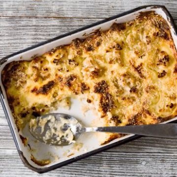 Gratin de chou-fleur aux deux fromages Gratin de chou-fleur aux deux fromages