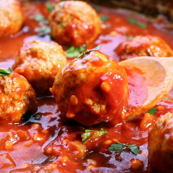 Boulette de bœuf à la sauce tomate au Cookeo Boulette de bœuf à la sauce tomate au Cookeo