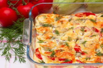 Gratin provençal à la béchamel Gratin provençal à la béchamel