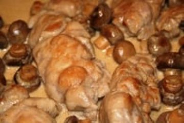 Ris de veau aux champignons Ris de veau aux champignons