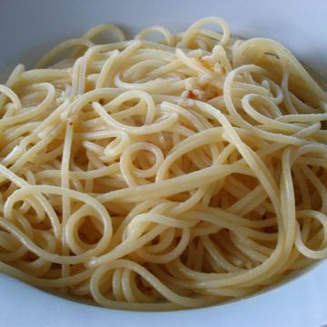 Spaghetti piquants de fin de soirée Spaghetti piquants de fin de soirée