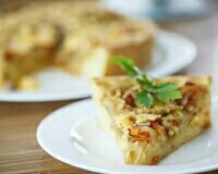 Tarte au choux blanc bacon et miel Tarte au choux blanc bacon et miel