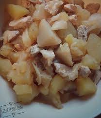 Poulet aux pommes de terre et navets, sauce moutarde au Cookeo Poulet aux pommes de terre et navets, sauce moutarde au Cookeo