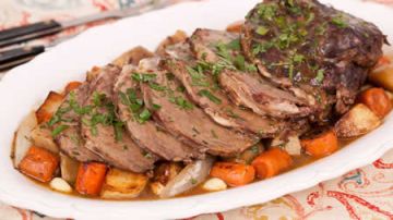 Roti de veau aux légumes au cookeo Roti de veau aux légumes au cookeo
