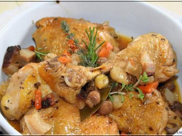 Poulet cocotte ou grand-mere Poulet cocotte ou grand-mere