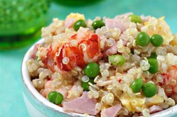 Quinoa façon riz cantonais Quinoa façon riz cantonais