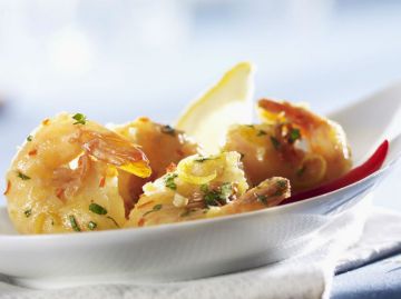 Gambas sautées à l'ail Gambas sautées à l'ail