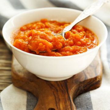 Purée de carottes aux noisettes Purée de carottes aux noisettes