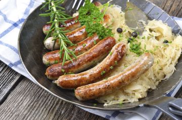 Saucisses au chou blanc Saucisses au chou blanc
