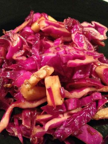 Salade chou rouge pommes noix - WWEB 1 SP la part Salade chou rouge pommes noix - WWEB 1 SP la part