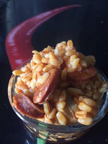 Blé au chorizo  Cookeo