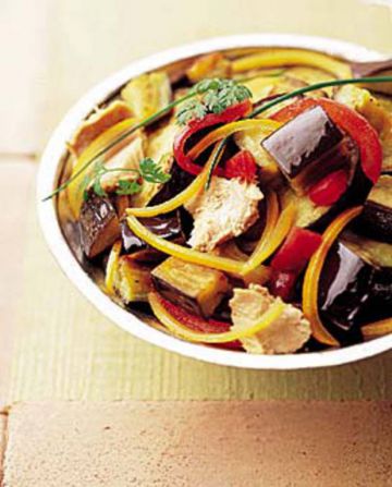 Salade d'aubergines et thon Salade d'aubergines et thon