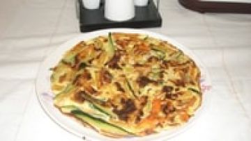 Omelette aux 3 légumes Omelette aux 3 légumes