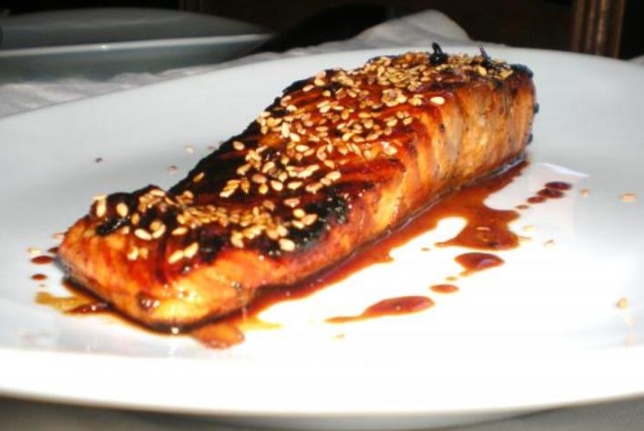 Pavé de saumon façon japonaise Pavé de saumon façon japonaise