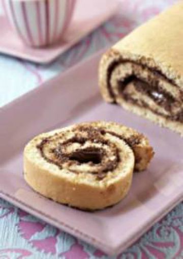 Gâteau roulé au nutella gourmand Gâteau roulé au nutella gourmand