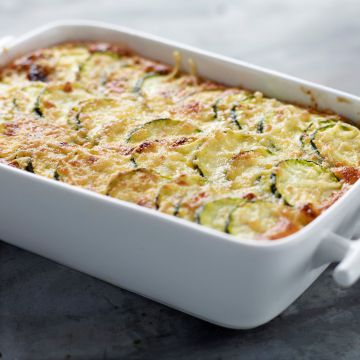 Gratin de courgettes au surimi Gratin de courgettes au surimi