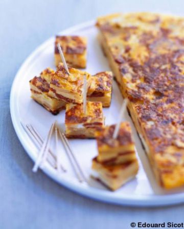 Tortilla au chorizo Tortilla au chorizo
