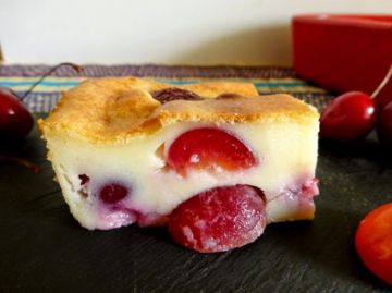 Clafoutis aux cerises et mascarpone Clafoutis aux cerises et mascarpone