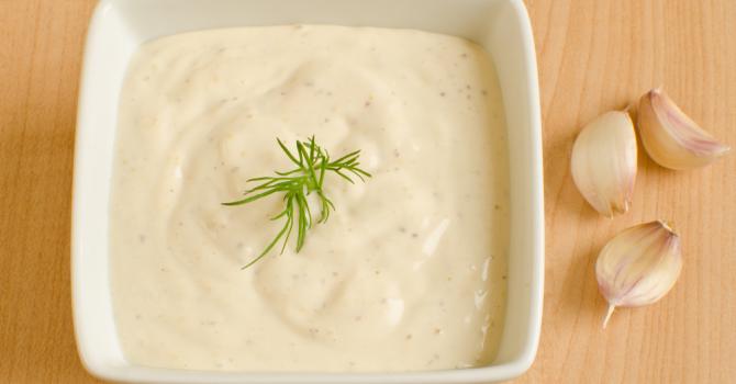 Sauce aïoli légère Sauce aïoli légère