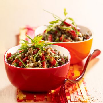 Salade de lentilles au chorizo Salade de lentilles au chorizo