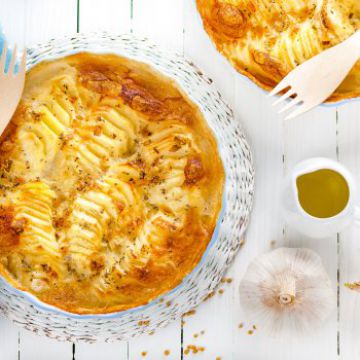 Gratin de patates douces au lait de coco et au curry Gratin de patates douces au lait de coco et au curry