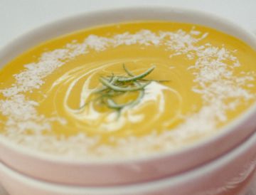 Soupe de courge au lait de coco Soupe de courge au lait de coco