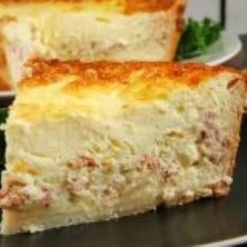 Quiche sans pâte aux lardons Quiche sans pâte aux lardons