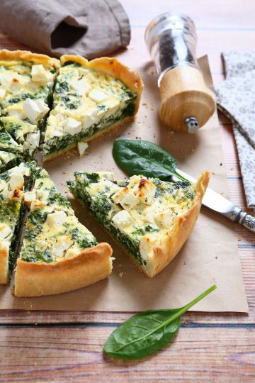Quiche aux épinards et feta Quiche aux épinards et feta