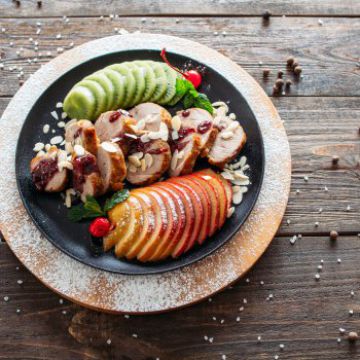 Rôti de veau aux pêches Rôti de veau aux pêches