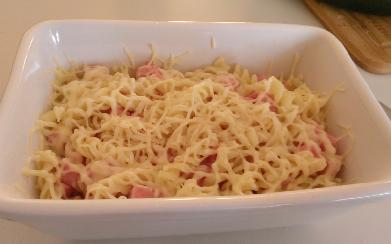 Gratin de pâtes au Kiri Gratin de pâtes au Kiri