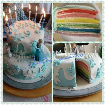 Rainbow cake