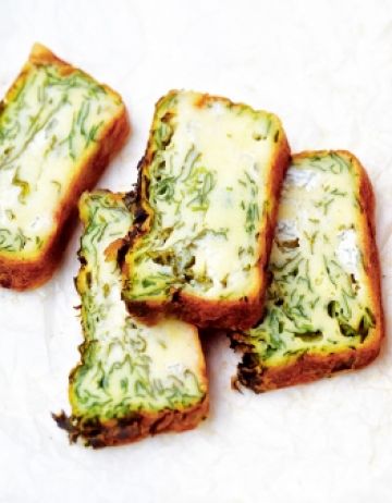 Cake chèvre épinards