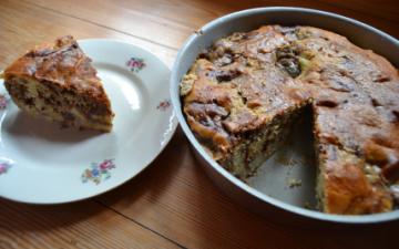 Gâteau à la banane et au chocolat