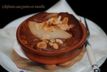 Clafoutis aux poires et nutella