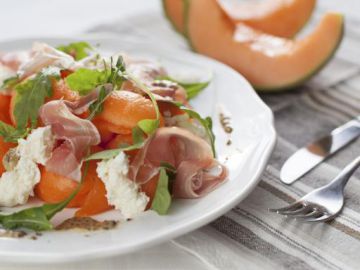 Salade melon feta jambon Salade melon feta jambon