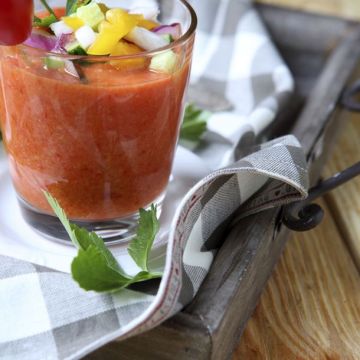 Gaspacho aux 5 légumes Gaspacho aux 5 légumes