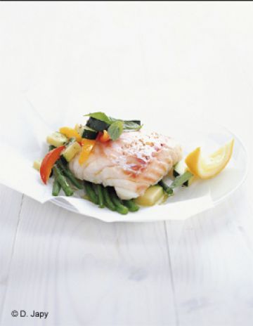 Poisson aux légumes Poisson aux légumes