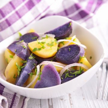 Salade aux deux pommes de terre Salade aux deux pommes de terre