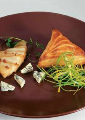 Feuilleté poire-fourme Feuilleté poire-fourme