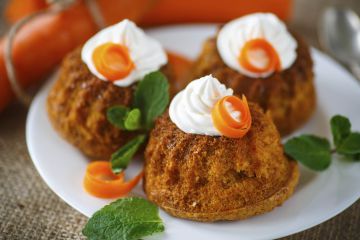 Muffins à la carotte pour Pâques