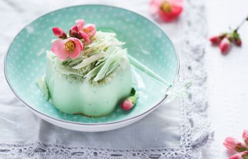 Panna cotta à la menthe