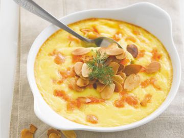 Crème brùlée pommes de terre saumon fumé Crème brùlée pommes de terre saumon fumé