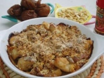 Crumble de poulet aux figues Crumble de poulet aux figues
