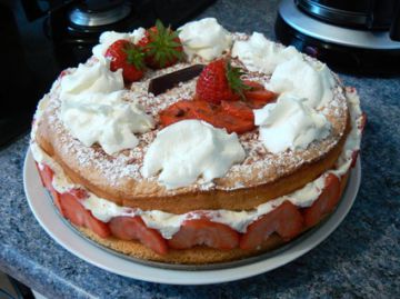 Gateau à la fraise