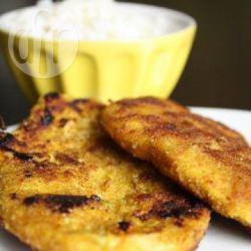 Escalopes de dinde panées au curry Escalopes de dinde panées au curry