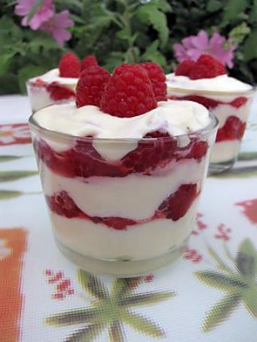 Tiramisu de framboises