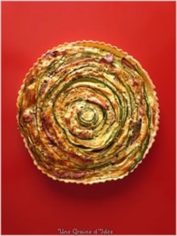 Tarte spirale courgettes carottes jambon st môret Tarte spirale courgettes carottes jambon st môret