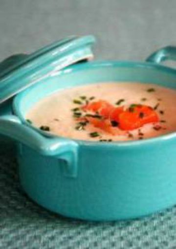 Velouté d'endives au saumon fumé Velouté d'endives au saumon fumé