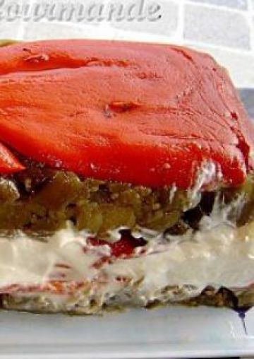 Terrine d'aubergines au fromage de chèvre 